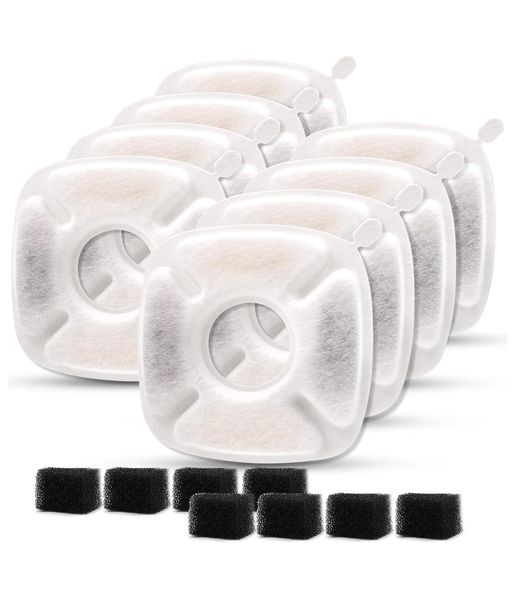 Cat Fountain Filters Replacement for VEKEN 95oz/2.8L (16 Pieces)