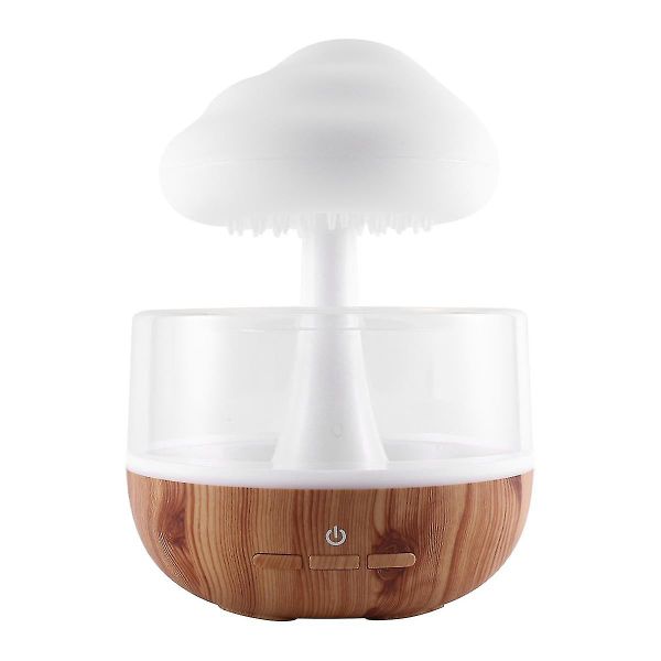 Raining Cloud Night Light Mushroom Humidifier,Essential Oil With LED Light