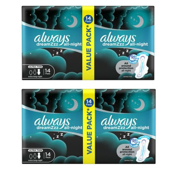 Always Maxi Night Duo Long - 2 x 14's
