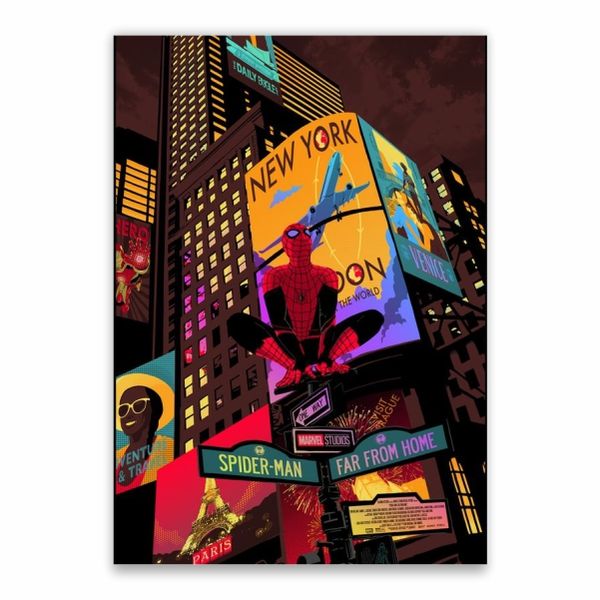 Spiderman New York Poster - A1