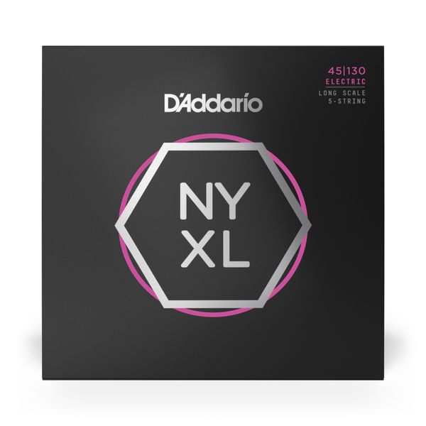 D'Addario NYXL45130 Nickel Wound Bass Guitar Strings