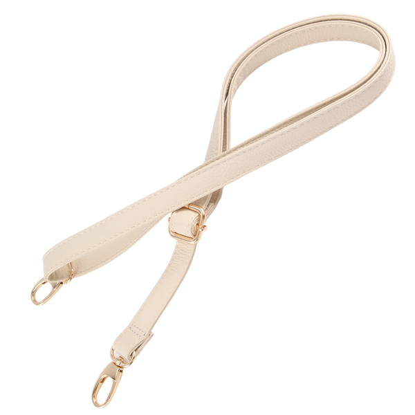 DIY Replacement Leather Bag Shoulder Strap Handle 140x2cm, Beige