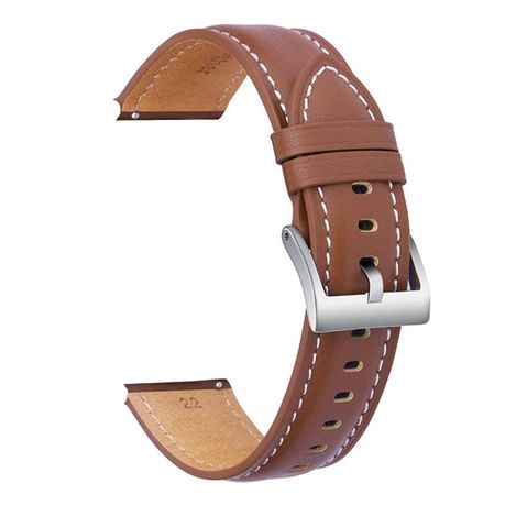 BasicX Galaxy Watch3 41mm Genuine Leather Band - Easy Install, Comfort Fit Image