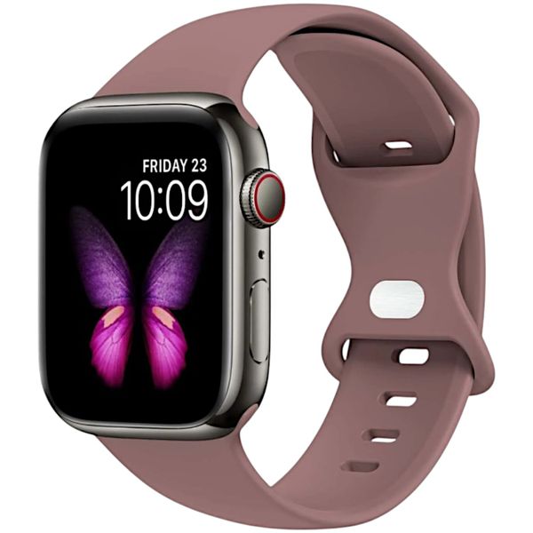 Silicone Strap for Apple Watch - Size 42/44/45/49 - Subtle Lavender Purple