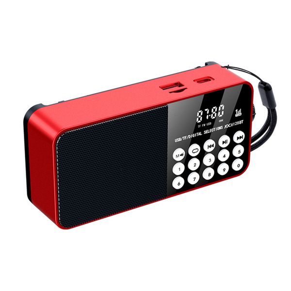 Bluetooth FM Radio Speaker Portable Digital with TF/USB and Flashlight