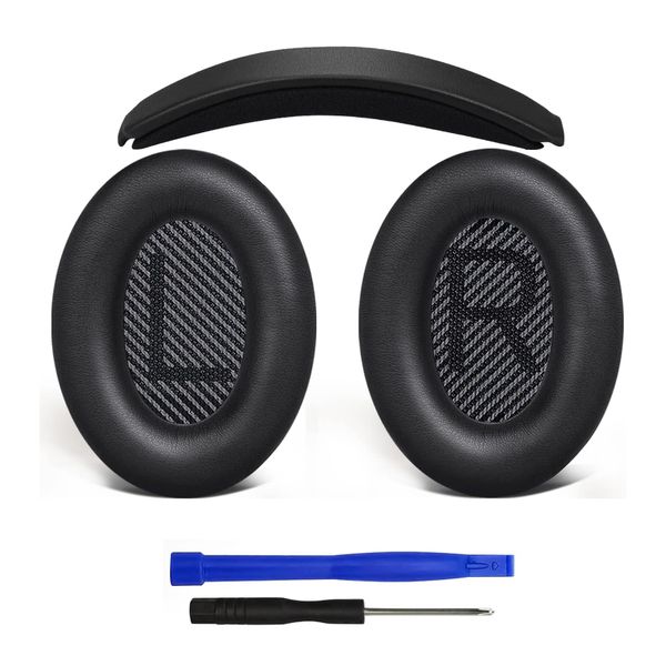 Earmuff Headphone Replacement Compatible With BOSE QC2/QC15/AE2/QC25/QC35