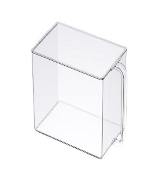 Plastic Container Organizer Fridge Storage Tray With Handle-33.6x18x22.5cm