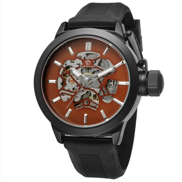 Forsining Men's Casual Skeleton Watch
