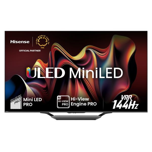 Hisense 55" U7N 144Hz 4K Mini-LED PRO ULED Smart TV with Quantum Dot &amp; HDR
