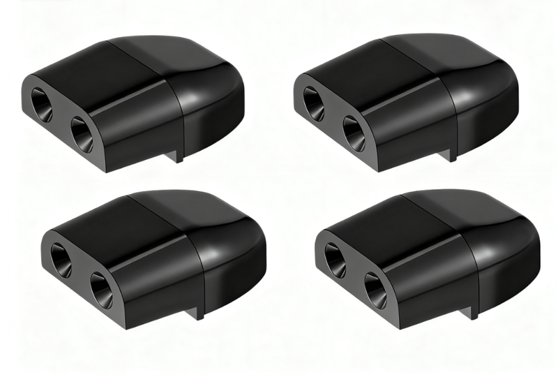 4 Piece Black Ultrasonic Animal Avoidance Car Alarms