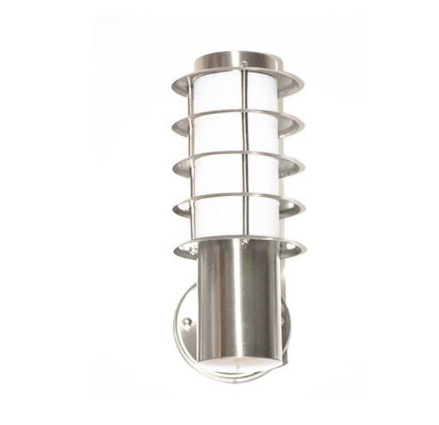 Outdoor Waterproof Wall Lamp For Garden Balcony - White &amp; Silver