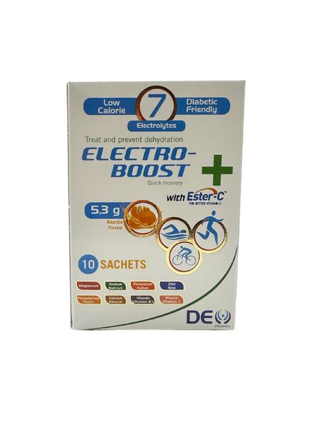 Electro-Boost + with Ester-C Naartjie - 10 Sachets