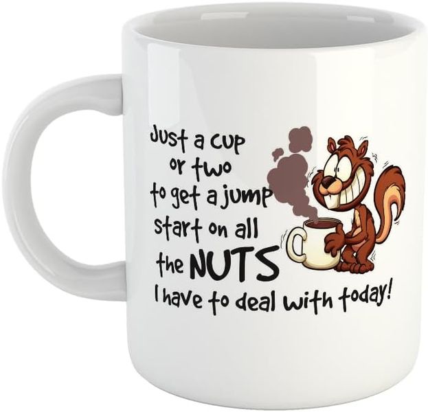 Nuts- Father's day-Mother's day- Valentines-Charistmas Mug