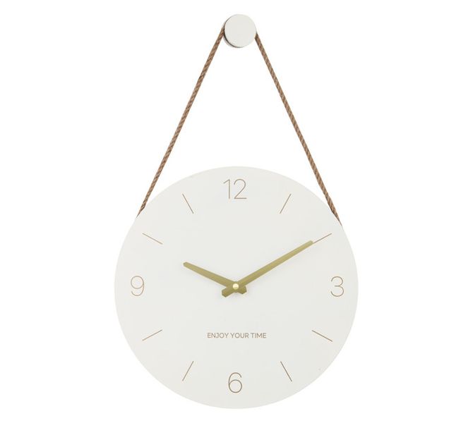Home Decor Echo Clock Natural 30cm