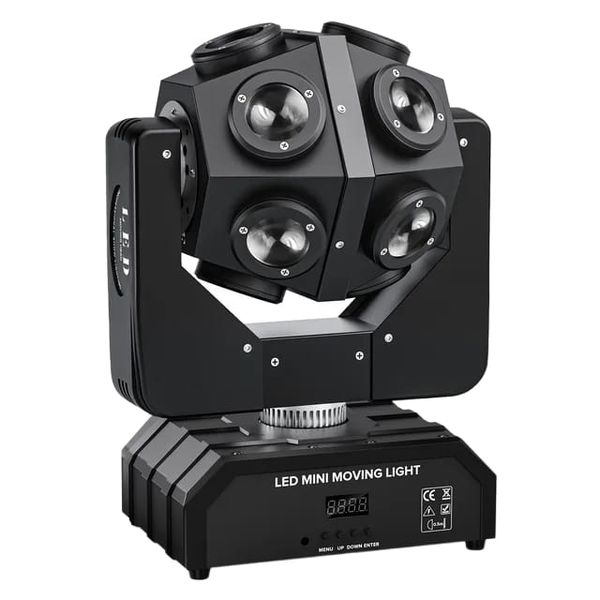 RGBW 4in1 Led Ball Moving Head 360 degree Fast Rotate Party Stage Light