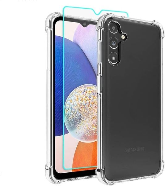 Glass &amp; TPU Cover Compatible With Samsung Galaxy Models.