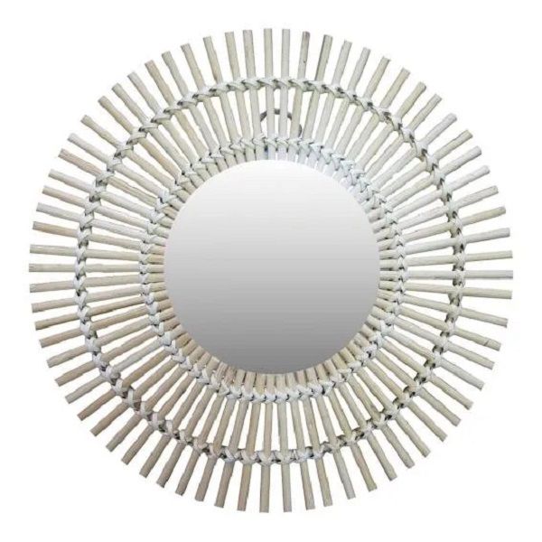 Bamboo Mirror Natural - 30cm