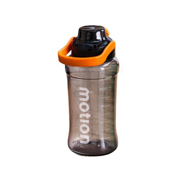 Portable Sports Water Bottle - Drinking Bottle (Grey)