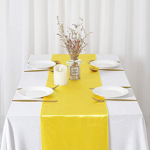 Table Overlay Runner Satin - 5-Pack - 45cm x 245cm
