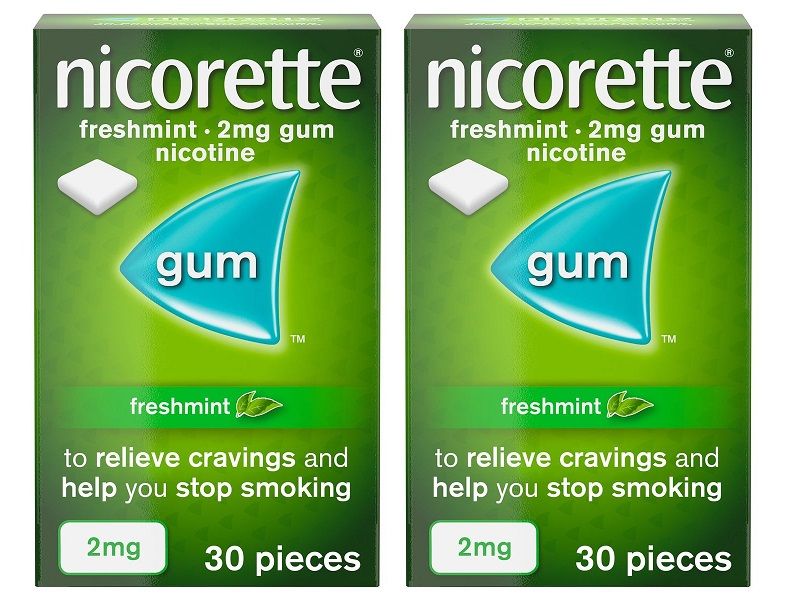 Nicorette Gum Freshmint 2Mg 30 Pieces - 2x Bundle | Buy Online in South ...