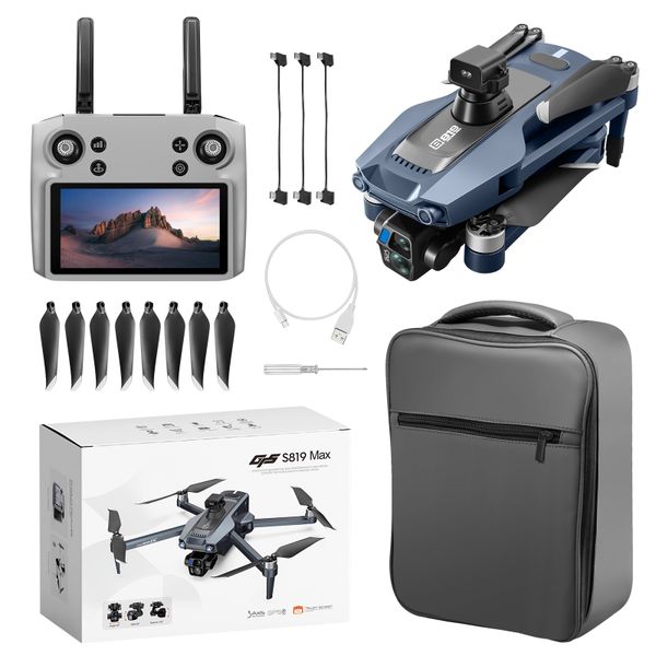 S819 5-Inch Touchscreen 5G GPS Drone With 2.7K Gimbal Air Drop 30 Min
