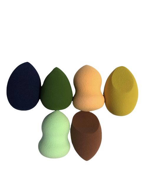6 Piece Foundation Blending Microfiber Sponges
