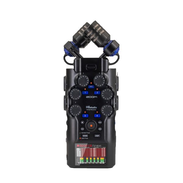 Zoom H6studio - 6-Track Handy Recorder with 32-Bit Float Recording
