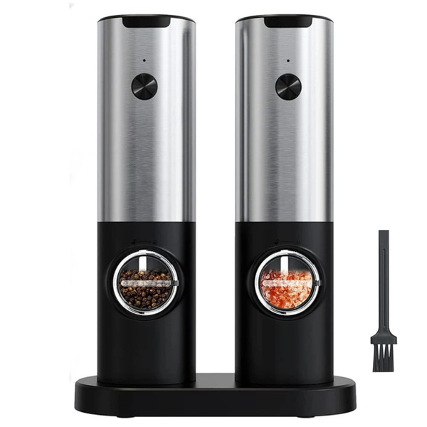 AICOM Rechargeable Electric Salt &amp; Pepper Grinder Set USB-C