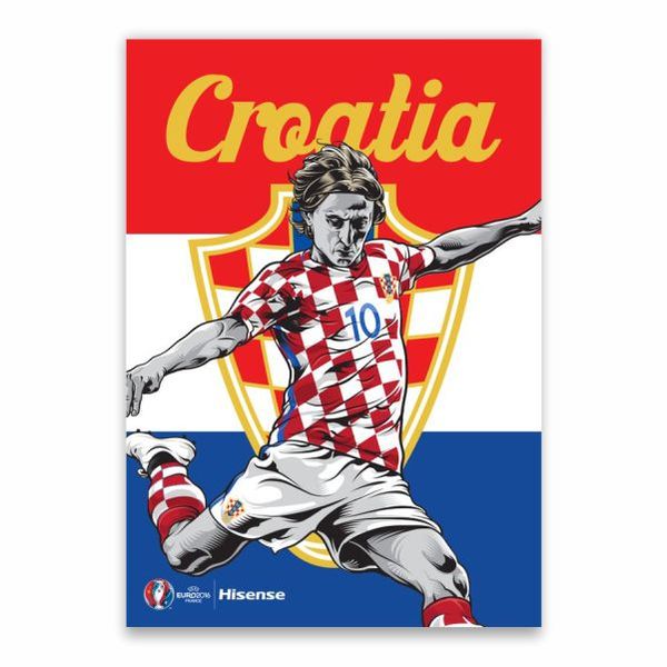 Modric Croatia Poster - A1