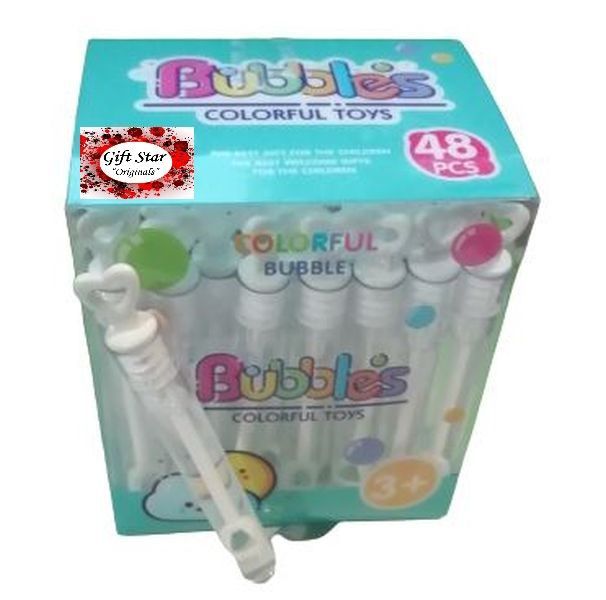 Blow Bubbles Heart Wand Birthday Wedding Party Soap Bubbles 48 Pieces