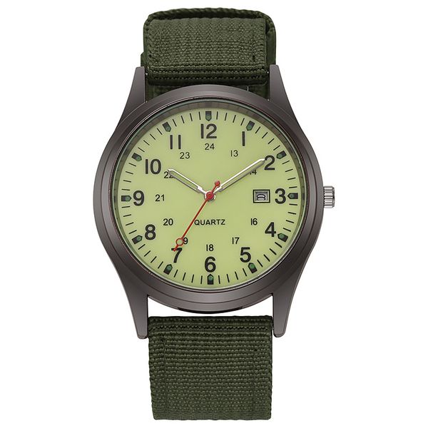 Bltunoed New Casual Canvas Watch Men Sports Military Quartz Wristwatch