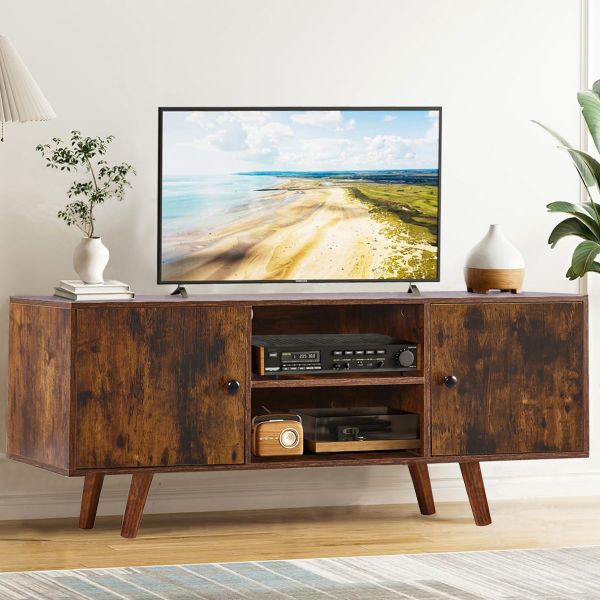 Rustic TV Stand TV Unit Stands Media Console Entertainment Unit