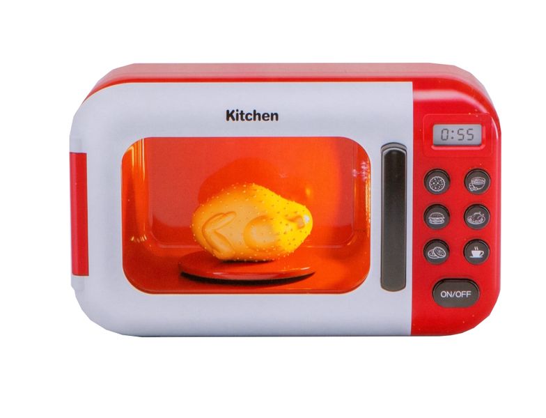 Liduo Toy Battery Operated Toy Microwave Oven with Light &amp; Sound 20cm Long