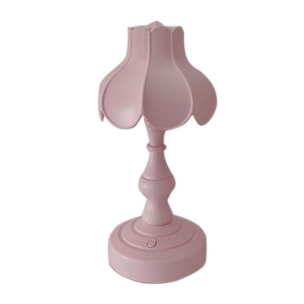 Desk Lamp Retro Lotus Leaf Ingenious Lovely 3 Light Sources for Bedroom