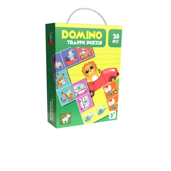 House Brand Domino Traffic Puzzle - 28 Pcs