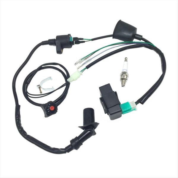 Motors Wiring Loom Harness Kill Switch Ignition Compatible with Universal