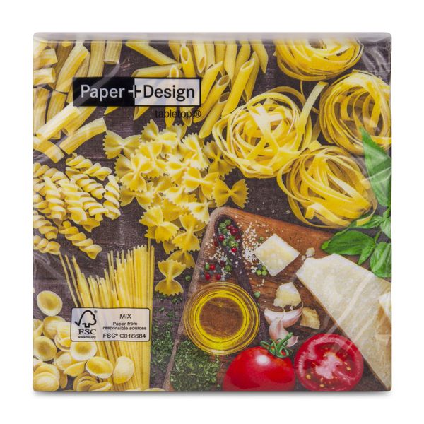 Paper + Design - Napkins - All Pasta - 20 pack - 33cm x 33xm