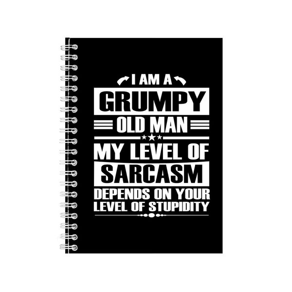 Grumpy Notebook Gift Idea Writing Book Notepad Pad 33