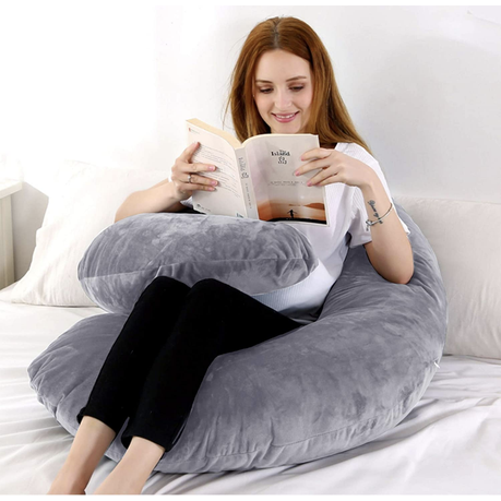 Pregnancy Pillow Adjustable Loft Maternity Pillow Multifunctional Full Body Pillow