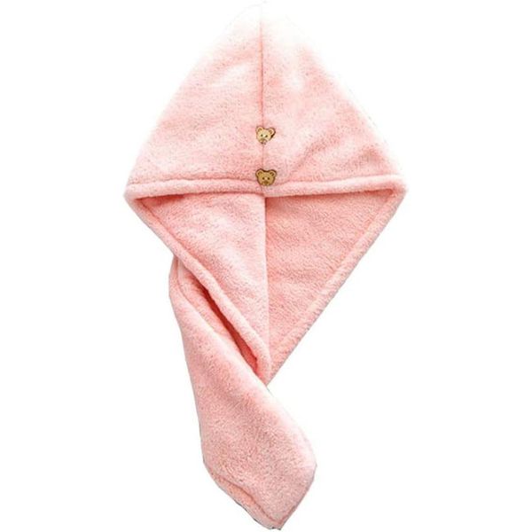 Microfiber Absorbent Quick Dry Hair Towel Cover for All Hair Types