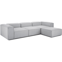 Katherine Modern 3-Piece Modular Couch with Ottoman