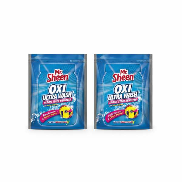 Mr Sheen Fabric Stain Remover Oxi Ultra Wash 250g Powder - 2 Pack