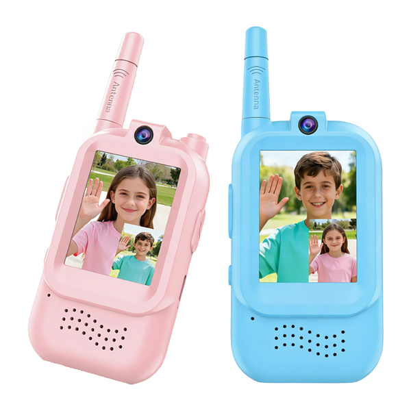 2-Pack Kids Video Walkie Talkies with Photos &amp; Voice Changing