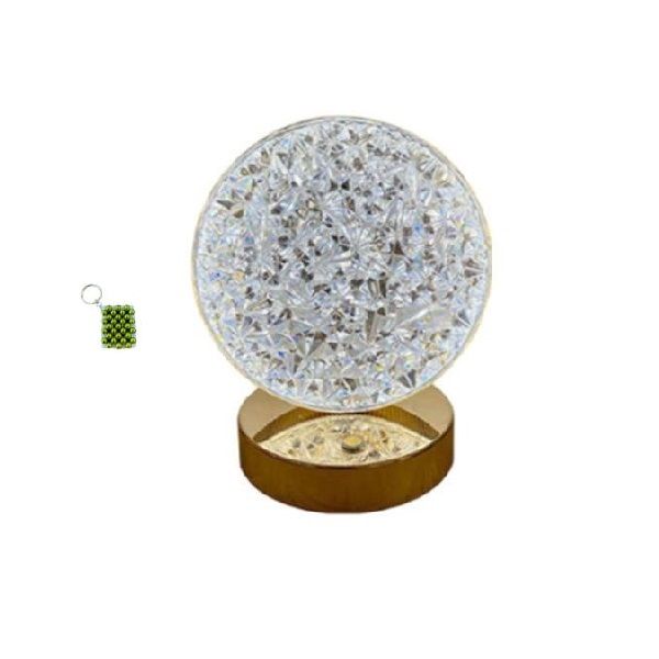 Aorlis AO-50137 Round Tri-Colour Bedside Lamp 700K-6500K + Keychain