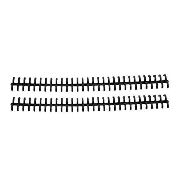 Binding Spine 30 Hole Cuttable PP Plastic 10mm Black