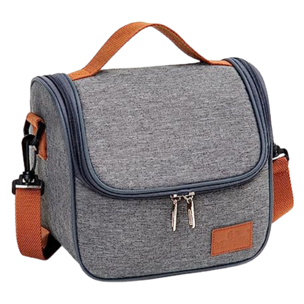 Portable Thermal Lunch Bag Tote Zipper Design Picnic Work Travel