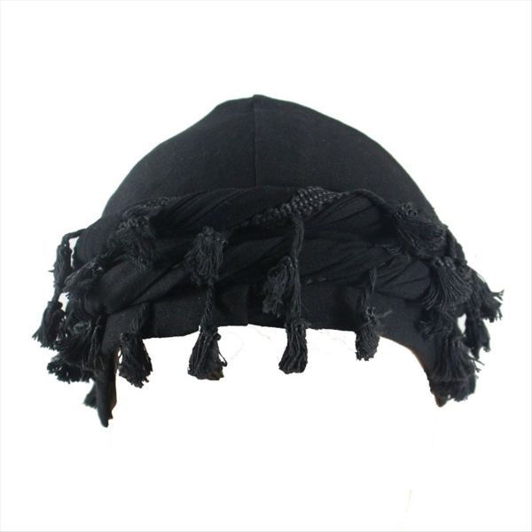 Turban for Men Silk Satin Lined Cap Head Wraps Elastic Pre-Tie B