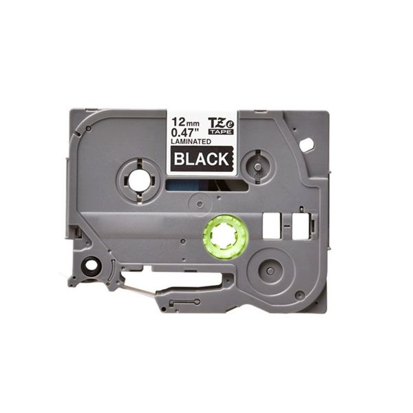 Compatible Brother TZE 335 Labelling Tape - 12mm White on Black 8m