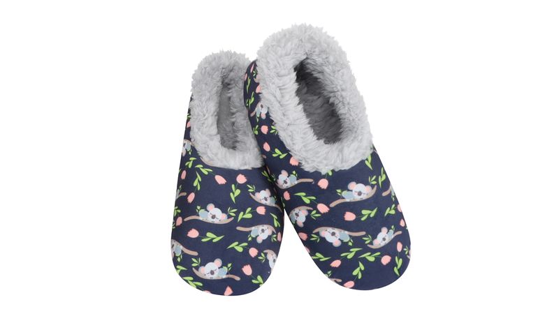 Snoozies! Ladies Koala Fleece Slippers