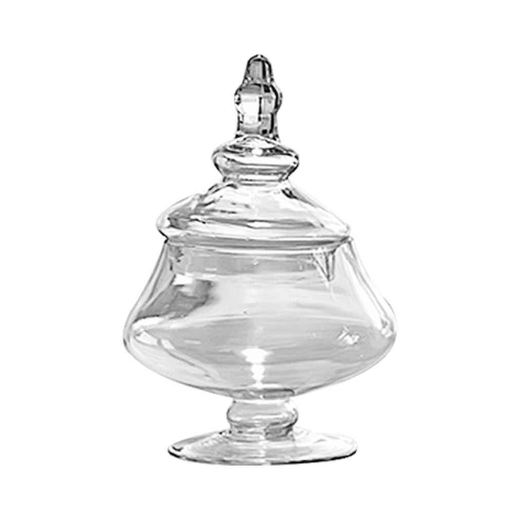 Home Decor Glass Ornament Decor Storage Containers Jar 24cm Shop